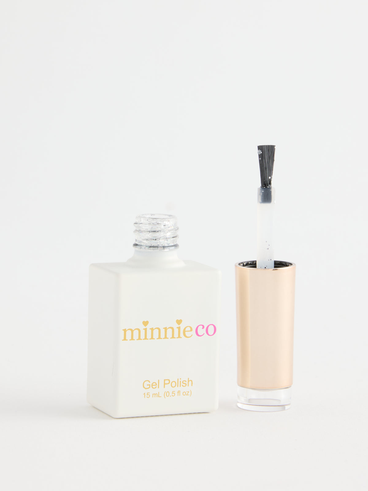 Snow Globe open bottle and brush by Minnieco