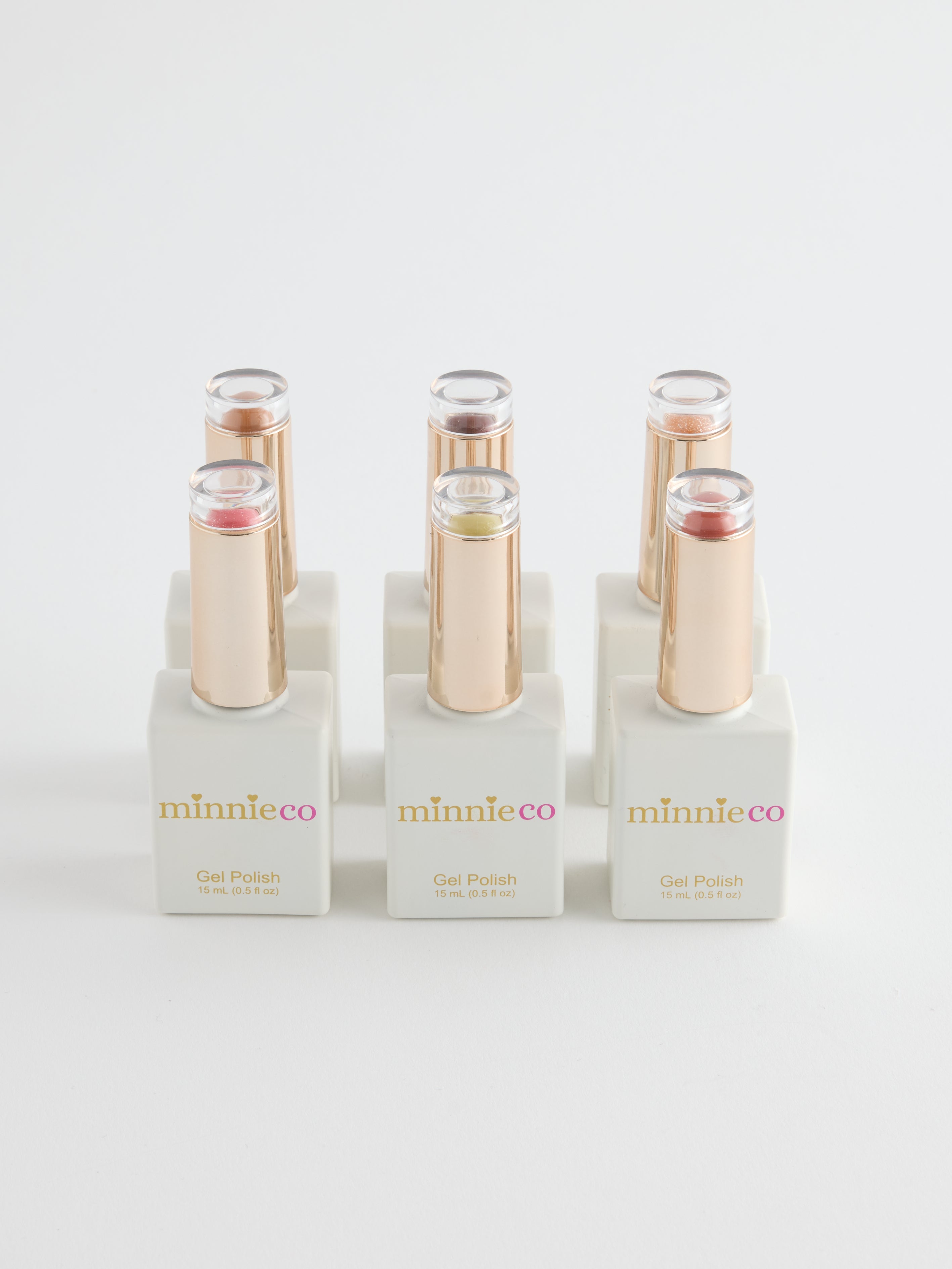 Minnieco Autumn Collection gel polish shades