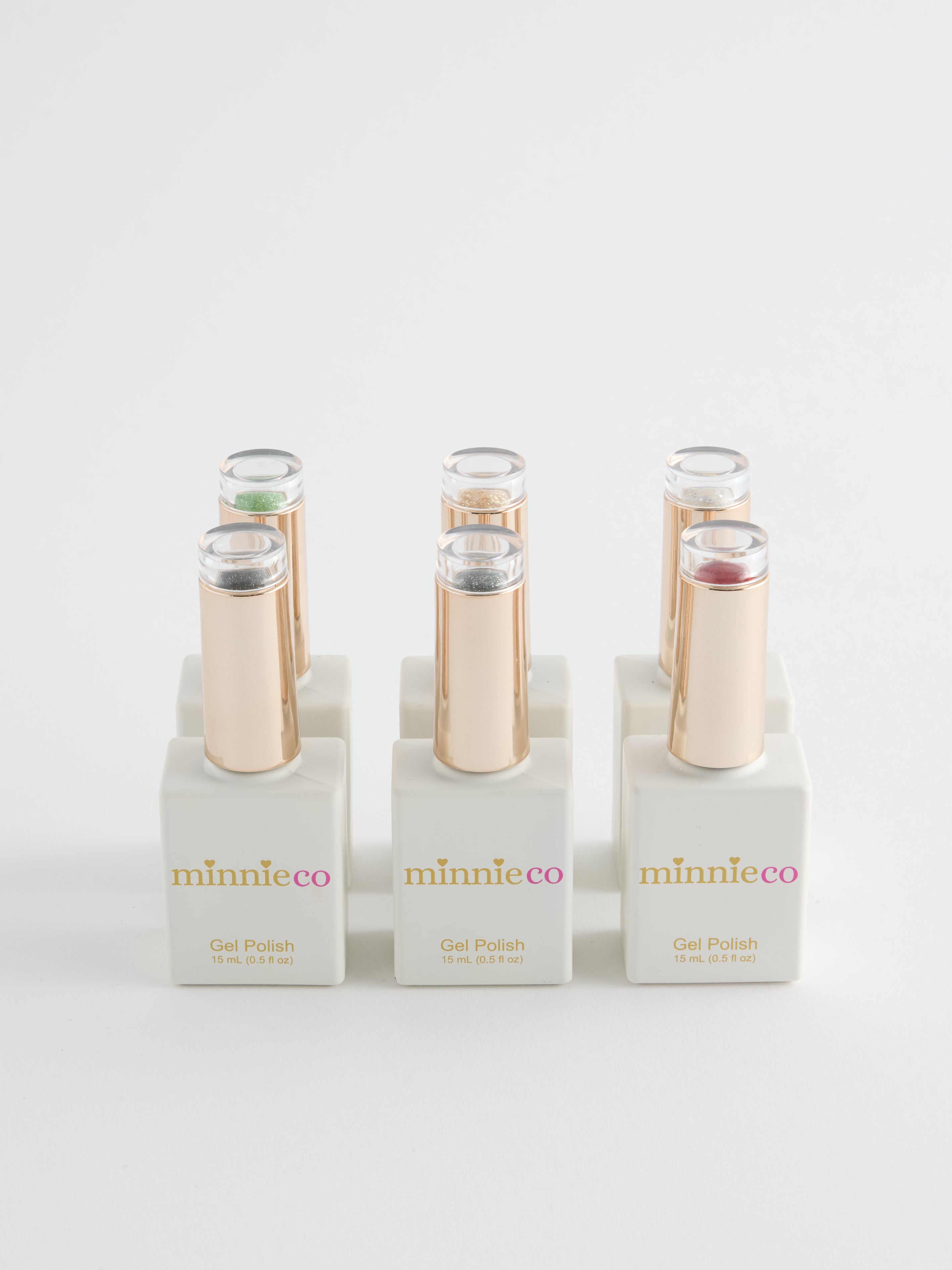 Minnieco Christmas Collection gel polish shades