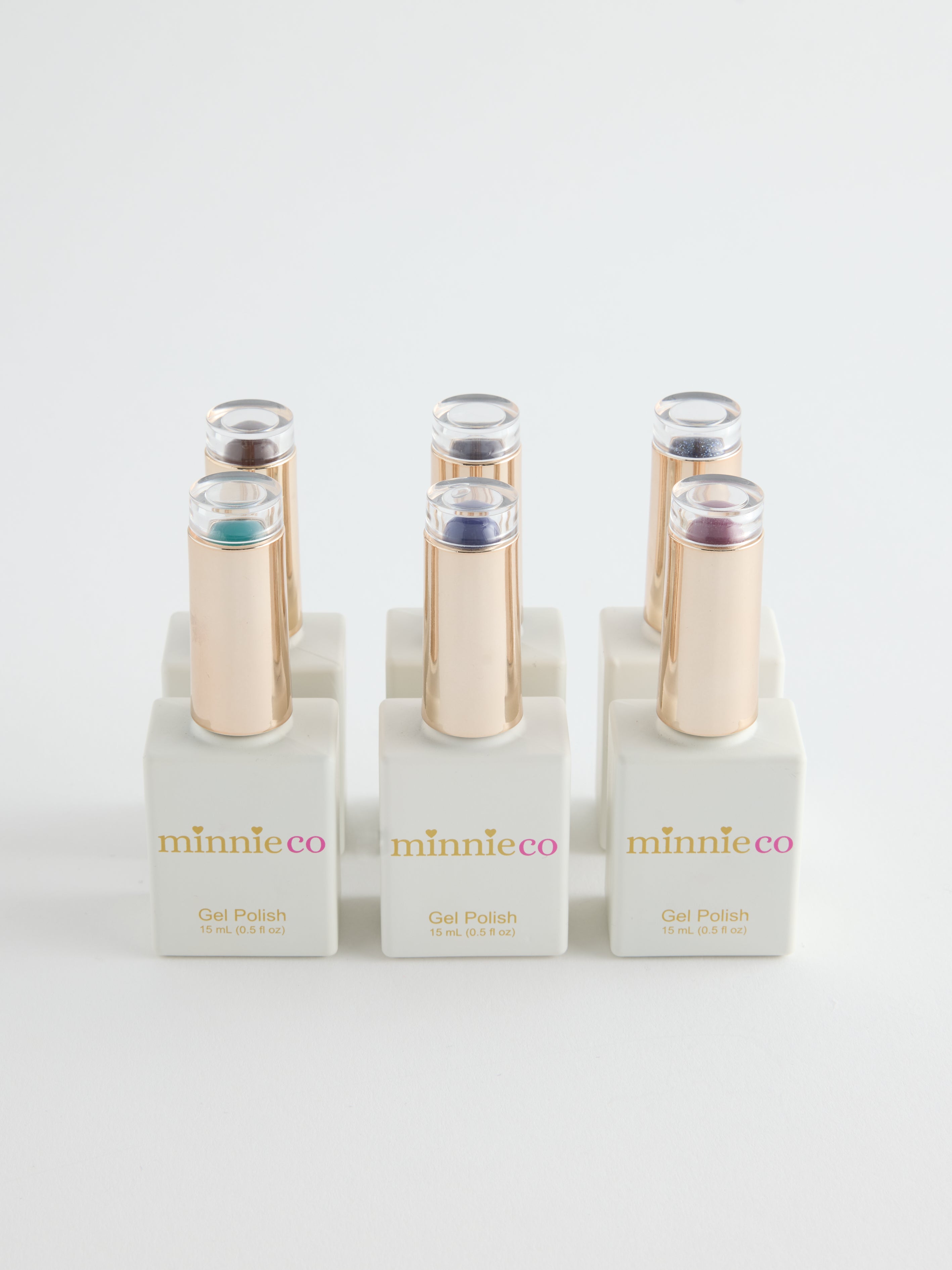 Minnieco Winter Collection gel polish shades