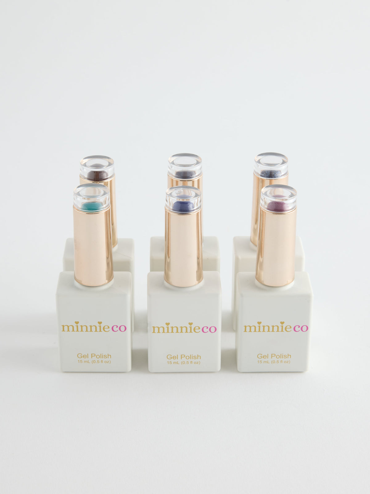 Minnieco Winter Collection gel polish shades